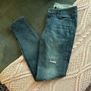 White House Black Market Dark Jeans with Sequins